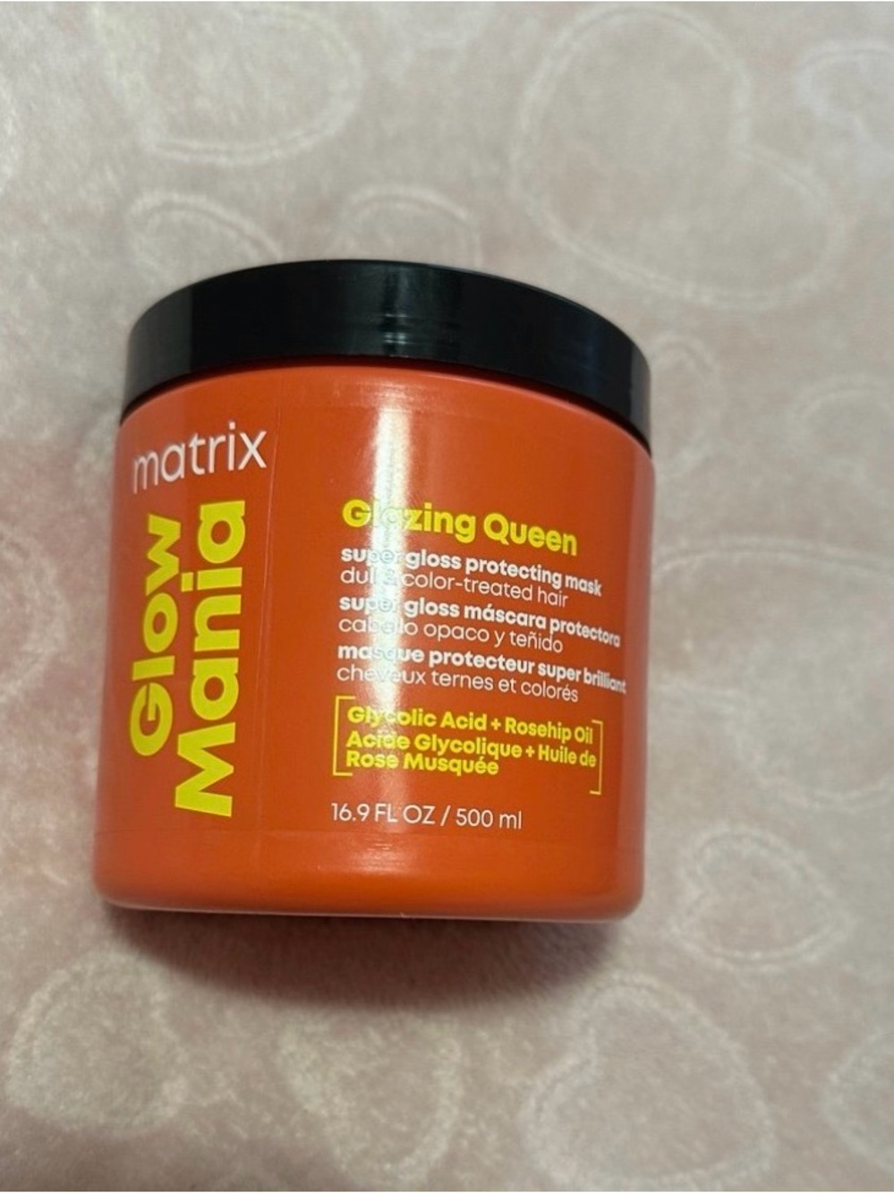 Matix Glow Mania Glazing Queen Mask - Orange Jar